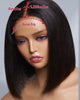 Middle Part Lace Front Closure Pre-Made Wig